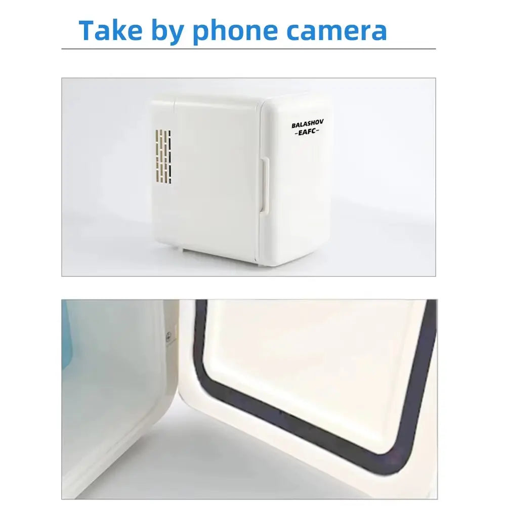 4L Mini Refrigerator 12V 110V 220V Electric Portable Camping Tourist Cooler for Car Cosmetic Makeup Storing Skincare Room Fridge