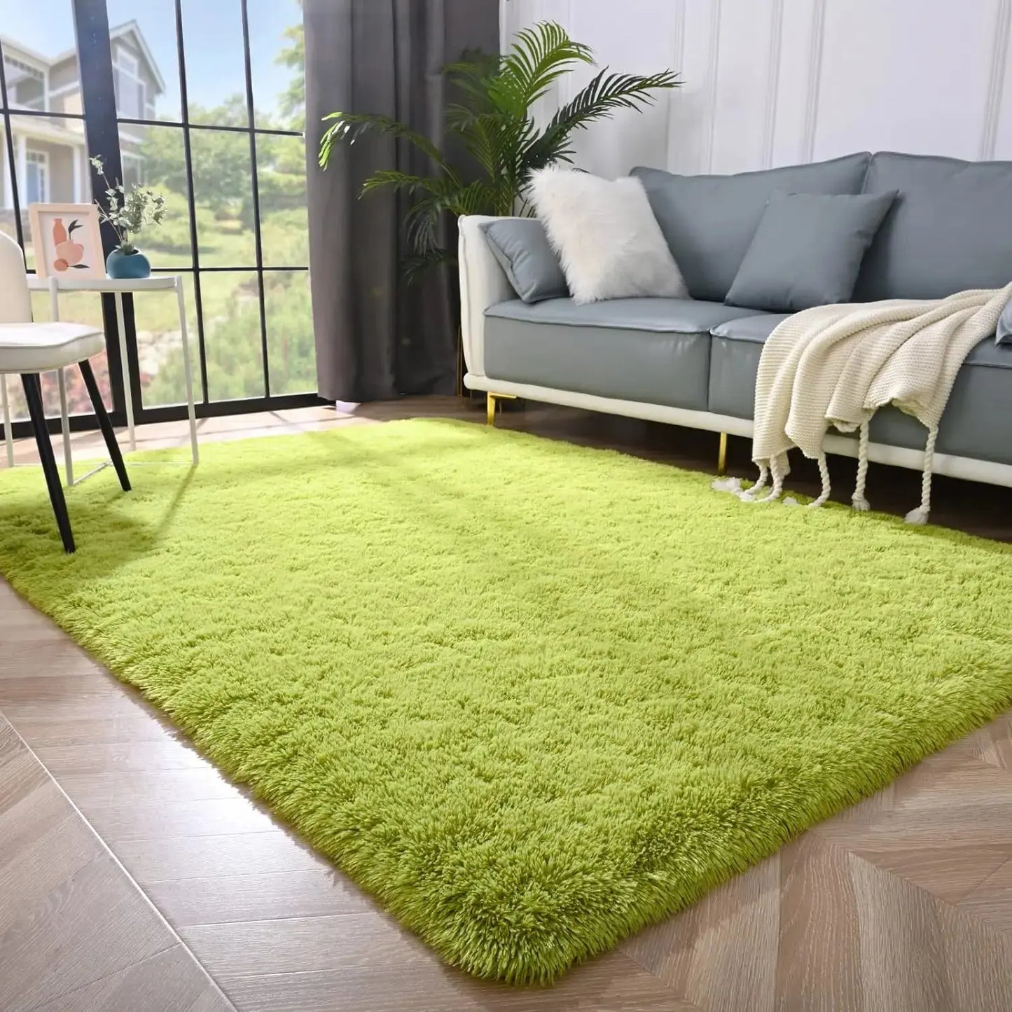 Plush Carpets Fluffy Ultra Soft Indoor Modern Area Rugs Living Room Play Mats for Children Bedroom Home Decor Nursery Rug