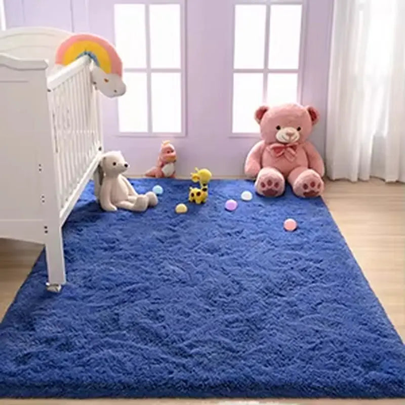 Fluffy Rugs for Bedroom Fuzzy Area Rugs for Living Room Soft Kids Carpet Non Slip Rugs for Hardwood Floors Room Decor