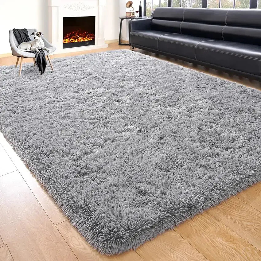 Plush Carpets Fluffy Ultra Soft Indoor Modern Area Rugs Living Room Play Mats for Children Bedroom Home Decor Nursery Rug