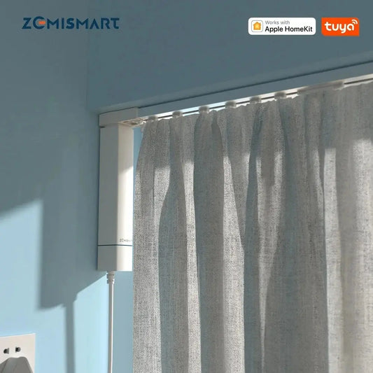 Wifi Homekit Smart Curtain Motor with Custom Track Alexa Google Home Yandex Alice Voice Control Electric Stage Curtain