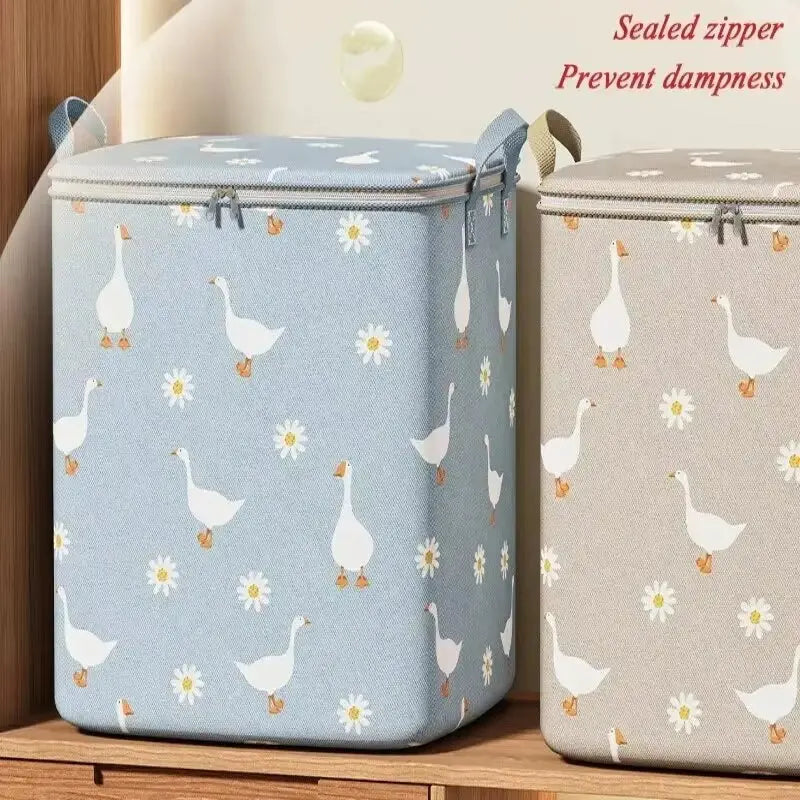 1Pc Pouch Storage Bag Organizer Used to Store Daily Necessities Foldable Waterproof Material High-Capacity