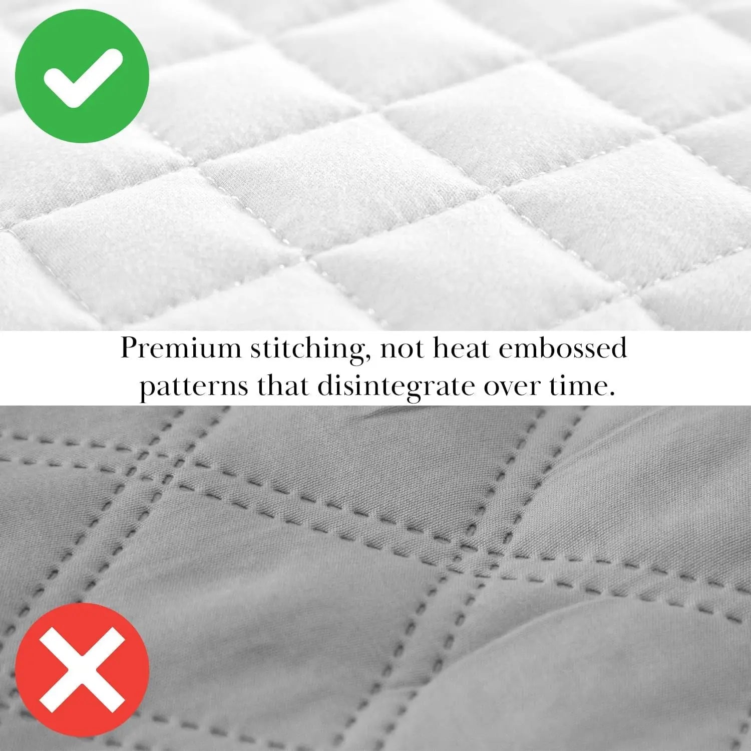 White King Quilt Set with 2 Pillow Shams, Lightweight Coverlet, King Size Quilt, Stain & Pet Hair Resistant Bedding Set, Standard/California Size, Bright White
