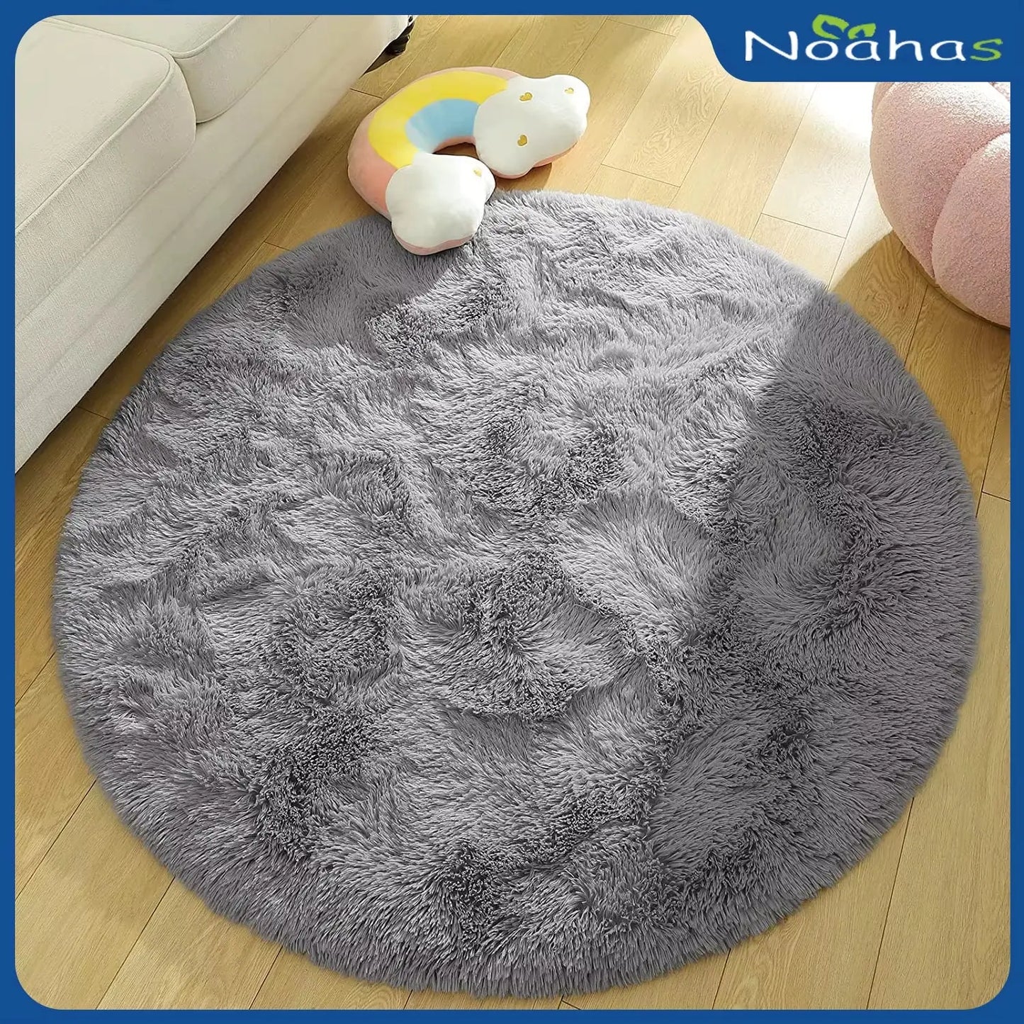 Carpet Living Room round Thick Carpet Fluffy Large Area Mat Floor Soft Rug Bedroom Long Plush Rug Children Room Decor