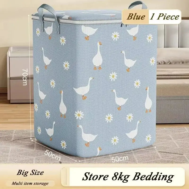 1Pc Pouch Storage Bag Organizer Used to Store Daily Necessities Foldable Waterproof Material High-Capacity