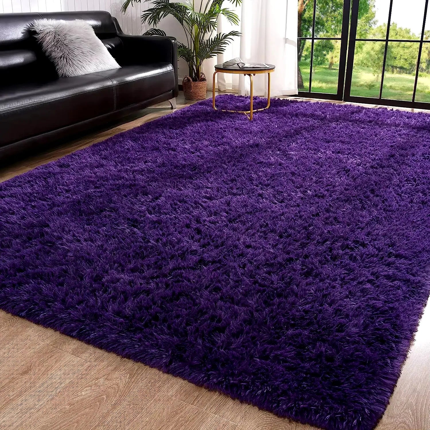 Fluffy Rugs for Bedroom Fuzzy Area Rugs for Living Room Soft Kids Carpet Non Slip Rugs for Hardwood Floors Room Decor