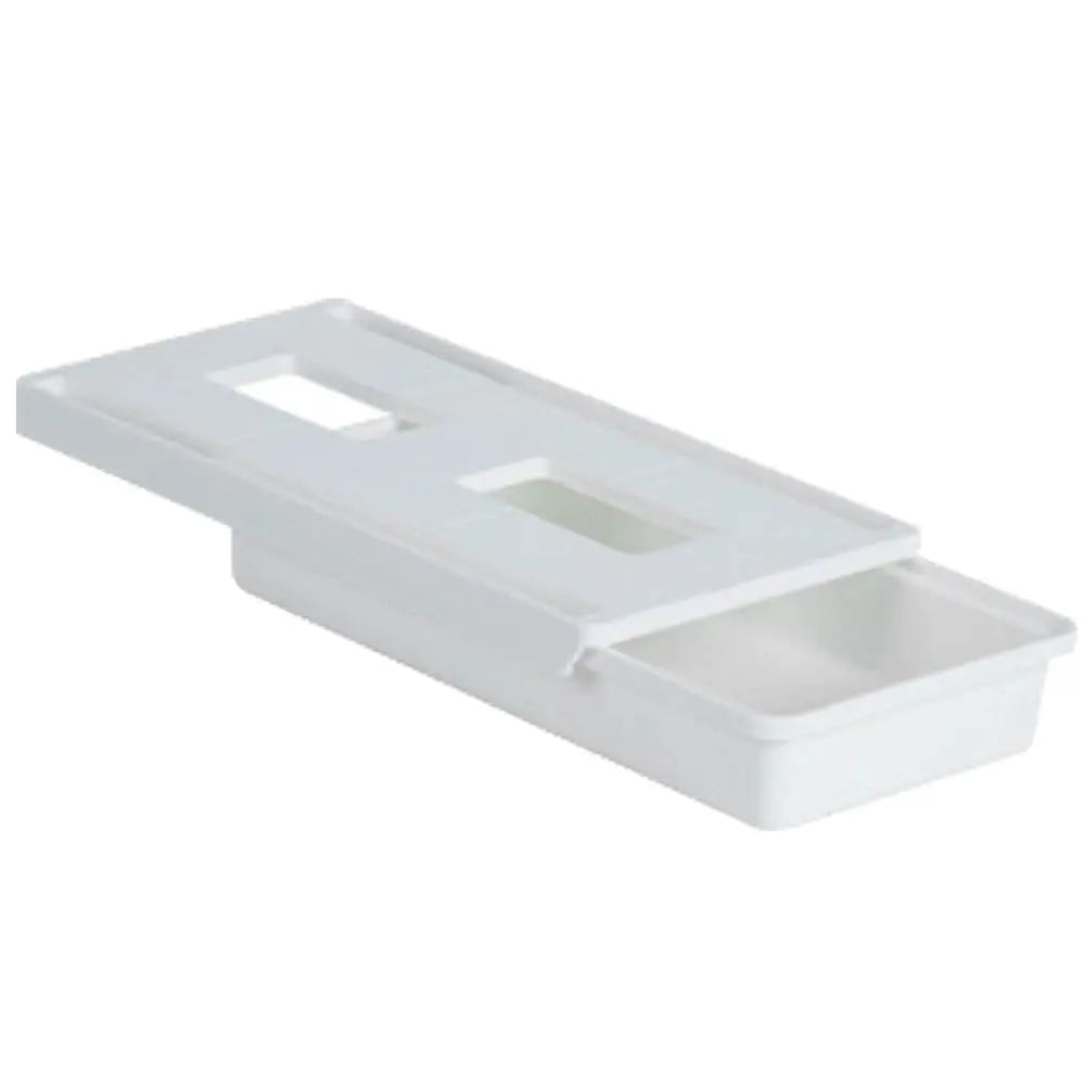 Under Desk Drawer under Table Storage Holder Self Adhesive Slide Out Drawer Tray Large Capacity for Cosmetics Sundries