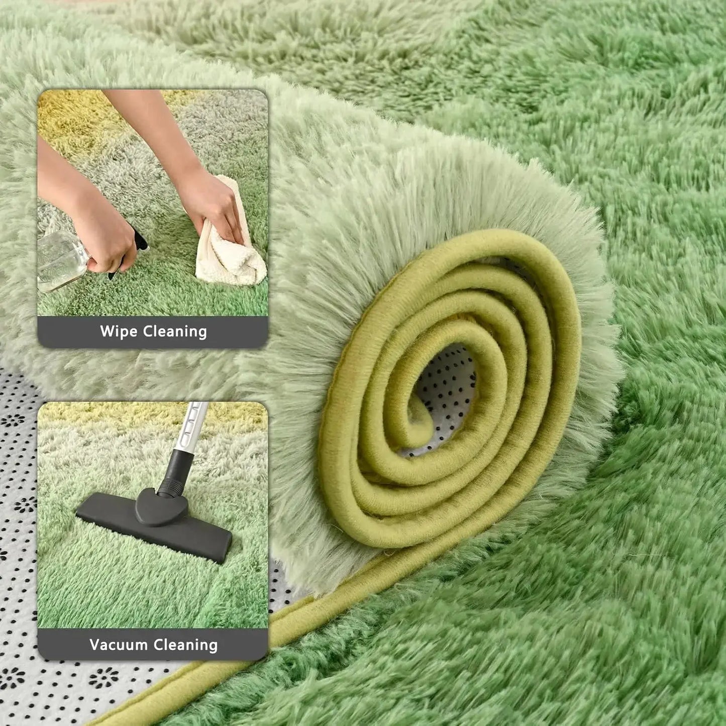 Large Carpet for Living Room Decor Rugs Fluffy Thick Plush Carpet for Bedroom Large Area Rug Crawling Mat for Baby Kids