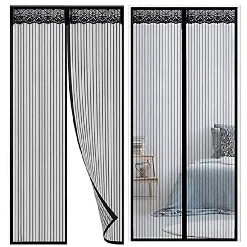 100X210Cm Magnetic Door Curtain Net Door anti Mosquito Insect Fly Bug Curtains Automatic Closing Door