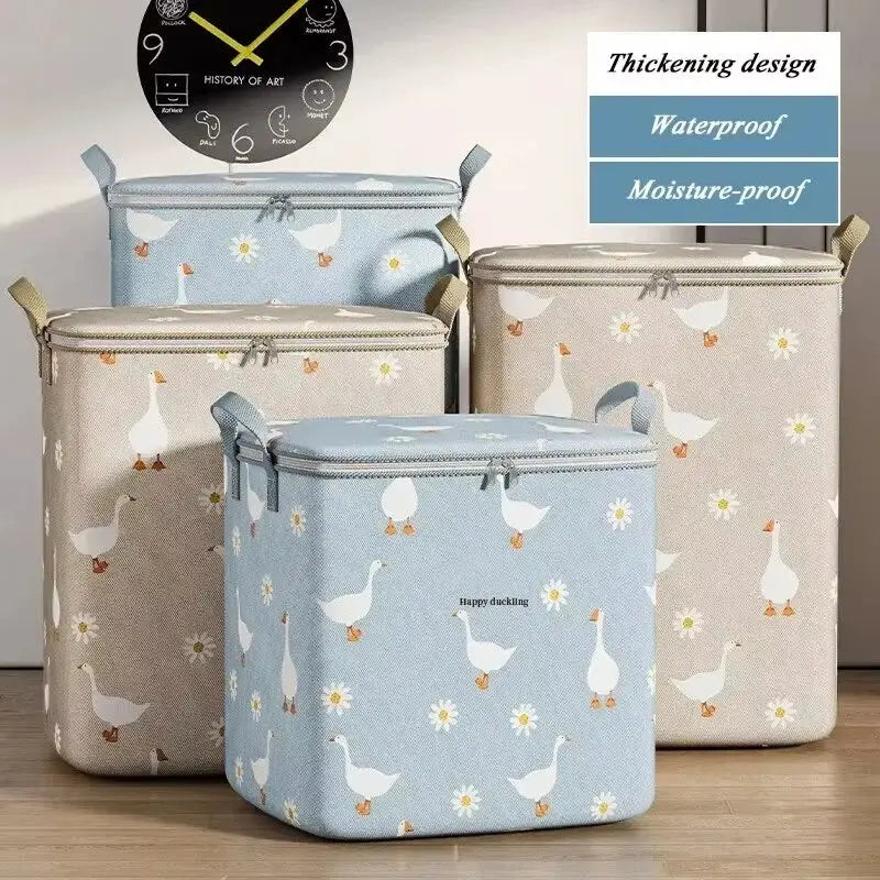 1Pc Pouch Storage Bag Organizer Used to Store Daily Necessities Foldable Waterproof Material High-Capacity