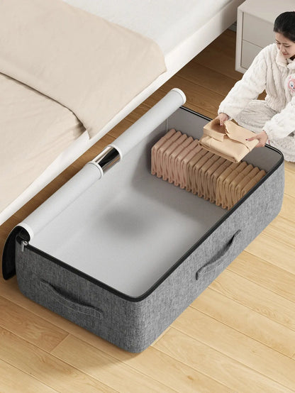 1Pc Foldable Storage Bag under Bed Clothing Quilt Storage Bag Clothing Dust Bag Large Capacity Closet Organizer Bag