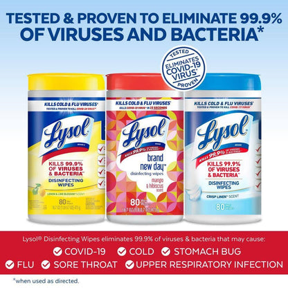 Disinfecting Wipes -Multi-Scent Sanitizing Wipe for Effective Cleaning