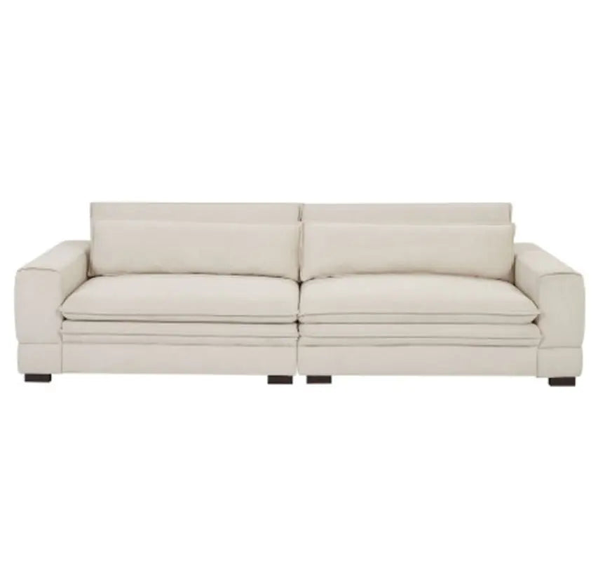 Medieval Sofa Sofa Modern Fabric Sofa for Living Room, Bedroom, Apartment, Home Office Beige