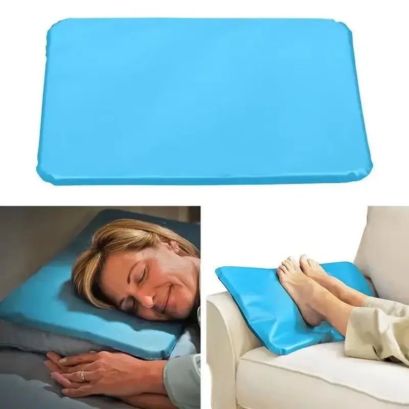 Summer Cooling Ice Pillow Cool Bed Mat Pad Relax Muscle Help Sleeping Pad Mat Travel Pillow Office Comfort Ice Pillow Aid Sleep