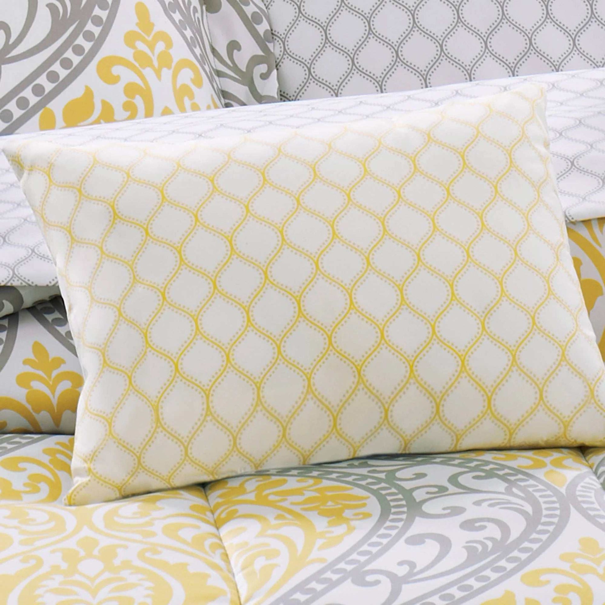 Yellow Damask Bed in a Bag