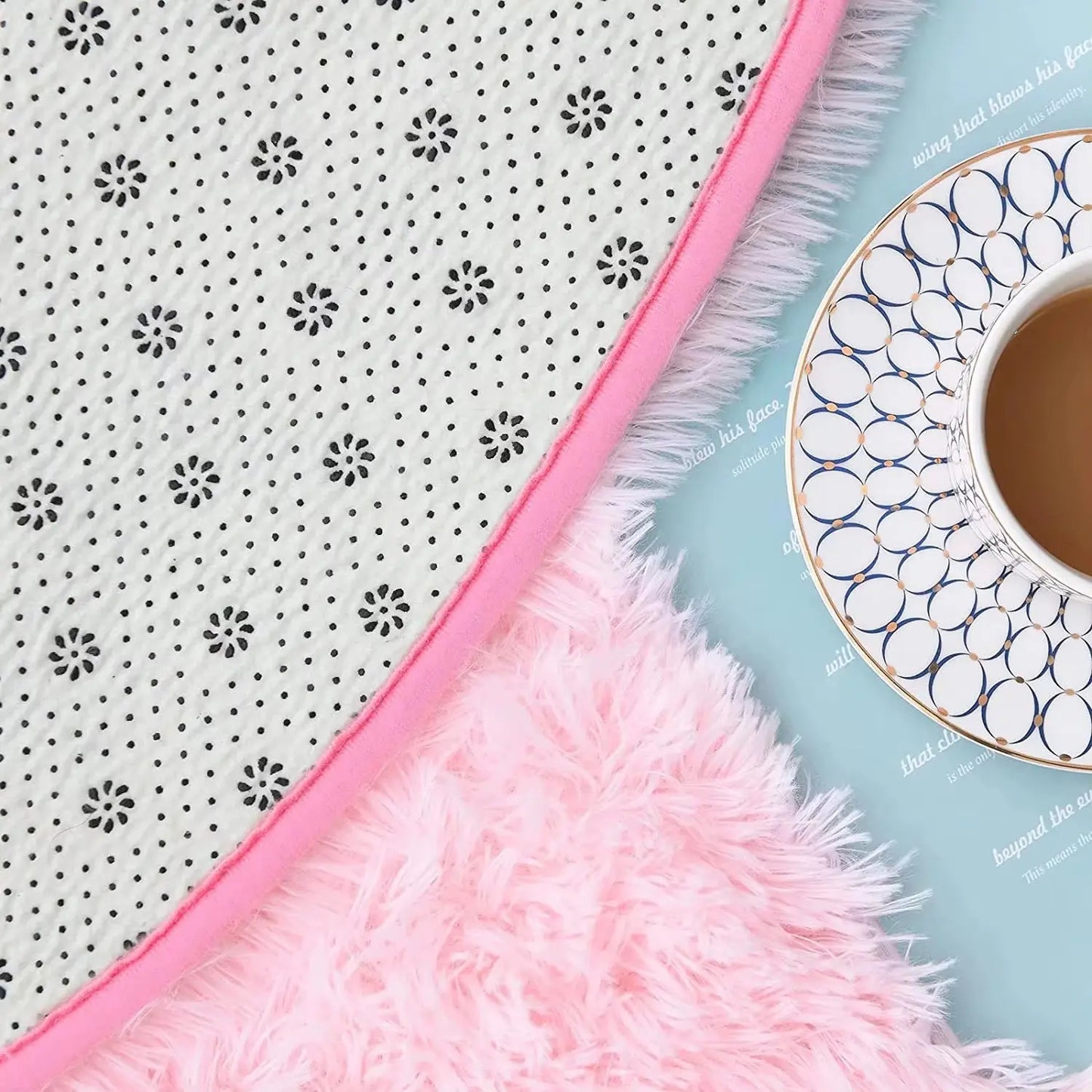 Carpet Living Room round Thick Carpet Fluffy Large Area Mat Floor Soft Rug Bedroom Long Plush Rug Children Room Decor