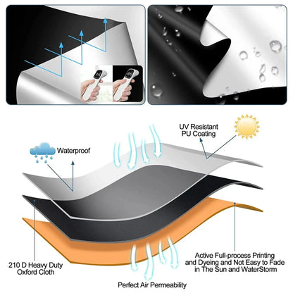 100 Blackout Darkest House Blackout Window Privacy Film Tint anti Look Cover Glass Window Cloth Car Stickers Light Block Sticker
