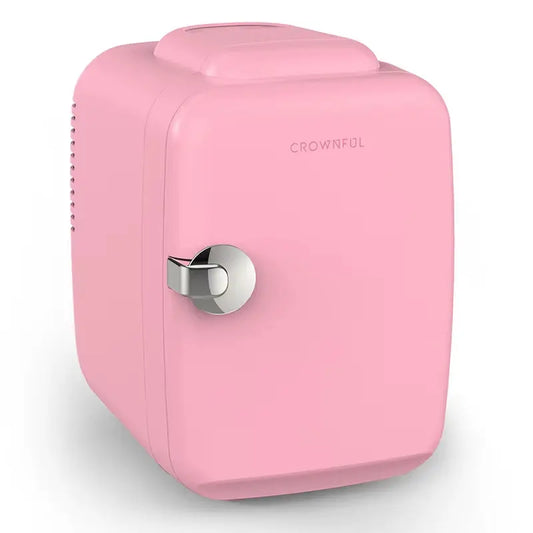 4L Mini Fridge 110V 220V Beauty Makeup Skincare Refrigerator AC/DC Heated Cooling Beauty Refrigerator Car Mini Fridge