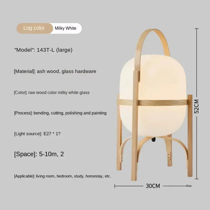 Cole Cestita Floor Lamp Art Modern Simple Led Wood Light Living Room Study Bedroom Bedside Lamp Home Restaurant Decoration Light