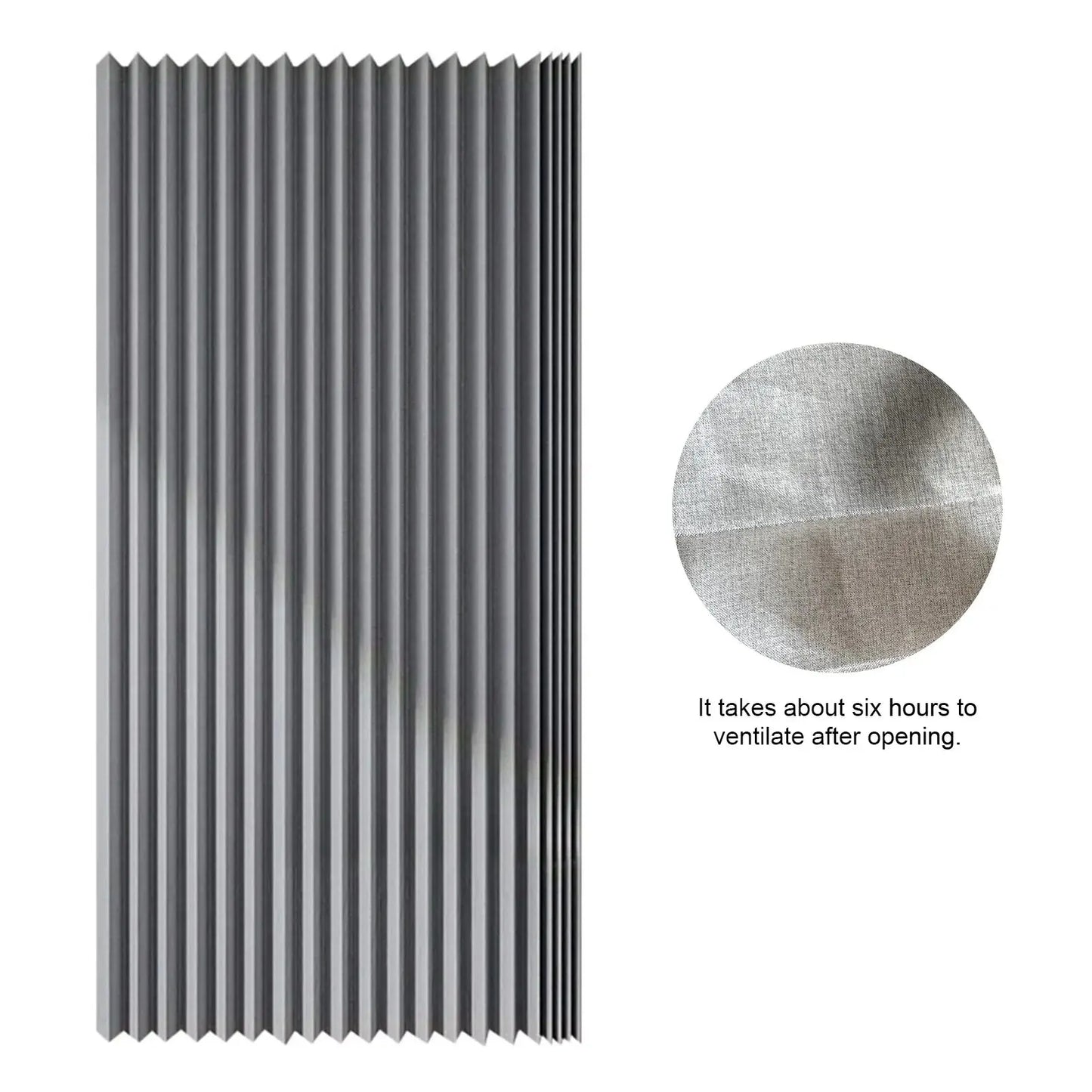 Foldable Magnetic Bath Curtain Waterproof Bathroom Curtain with 14 Hooks Privacy Bathroom Divider Modern for Bathroom