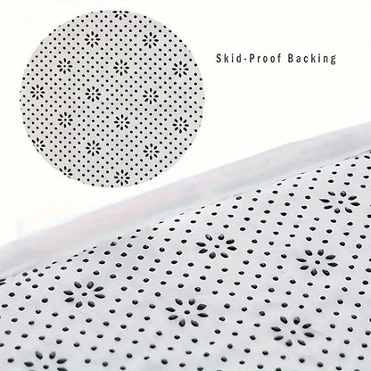 Curved Bathroom Mat Thickened Shower Room Absorbent Door Mat Toilet Bathroom Non-Slip Mat Dirt-Resistant Entrance Mat