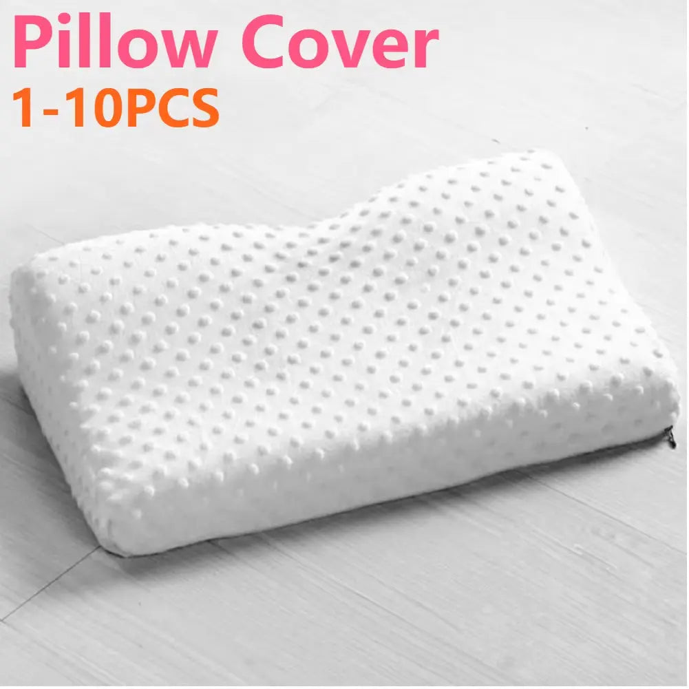 1-10PCS Memory Foam Pillow Case Slowly Rebound Soft Pillow Cases Neck Healthcare Pillows Covers House Comfortable Pillowholder