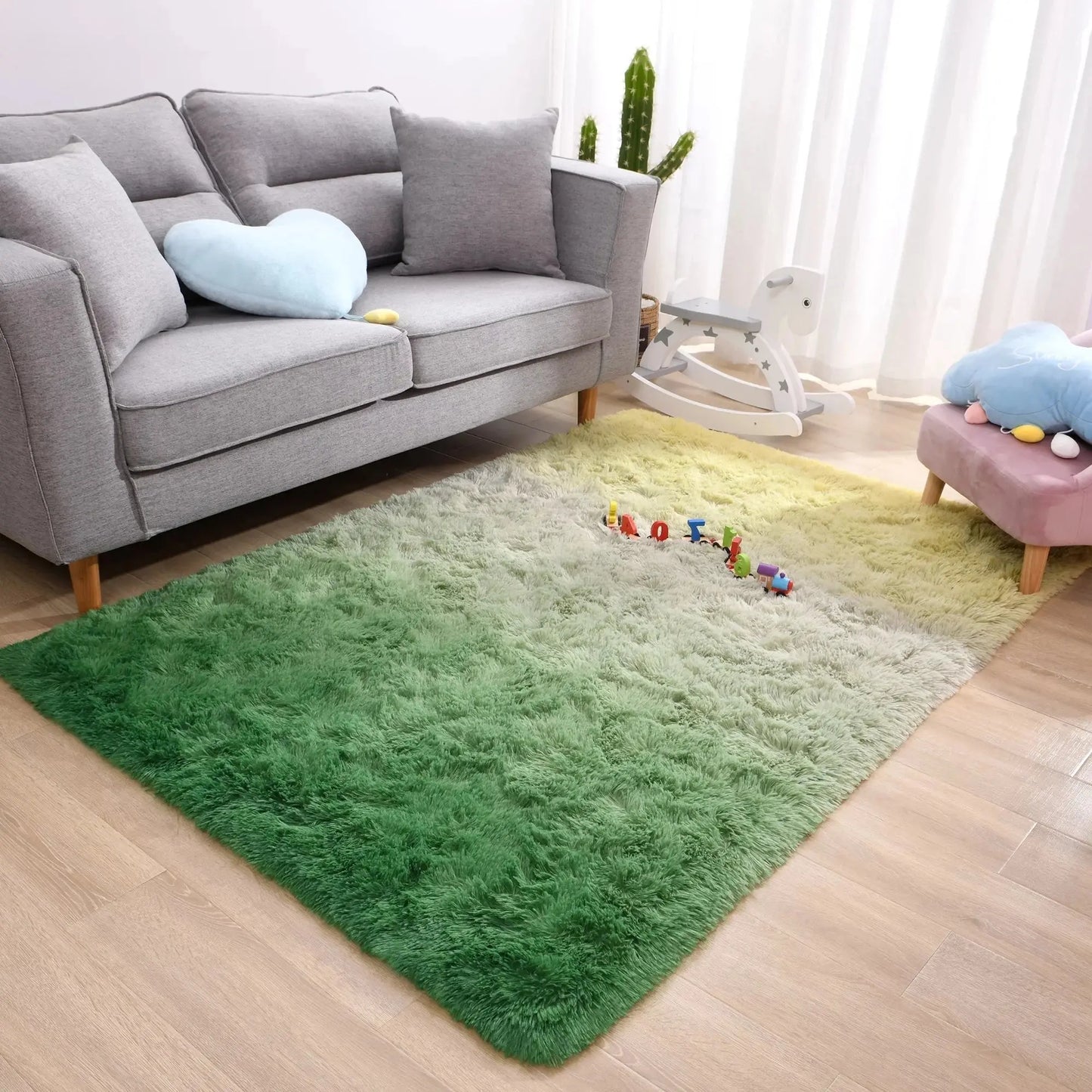 Large Carpet for Living Room Decor Rugs Fluffy Thick Plush Carpet for Bedroom Large Area Rug Crawling Mat for Baby Kids