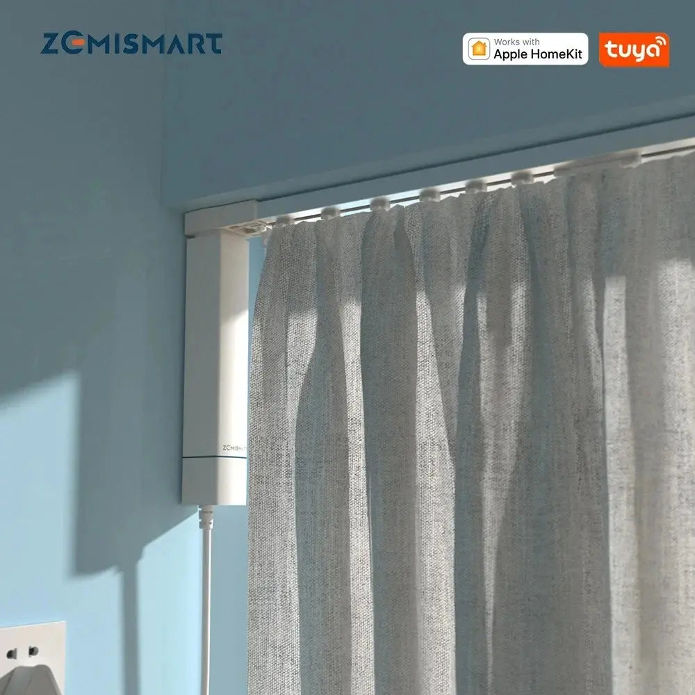 Wifi Homekit Smart Curtain Motor with Custom Track Alexa Google Home Yandex Alice Voice Control Electric Stage Curtain
