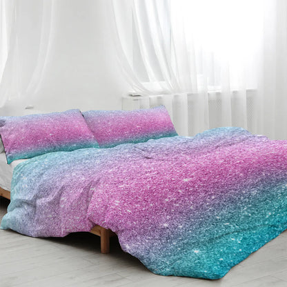 3PCS Ultra Soft Duvet Cover Set for Comforter Star Bedding Set Full Queen King Size