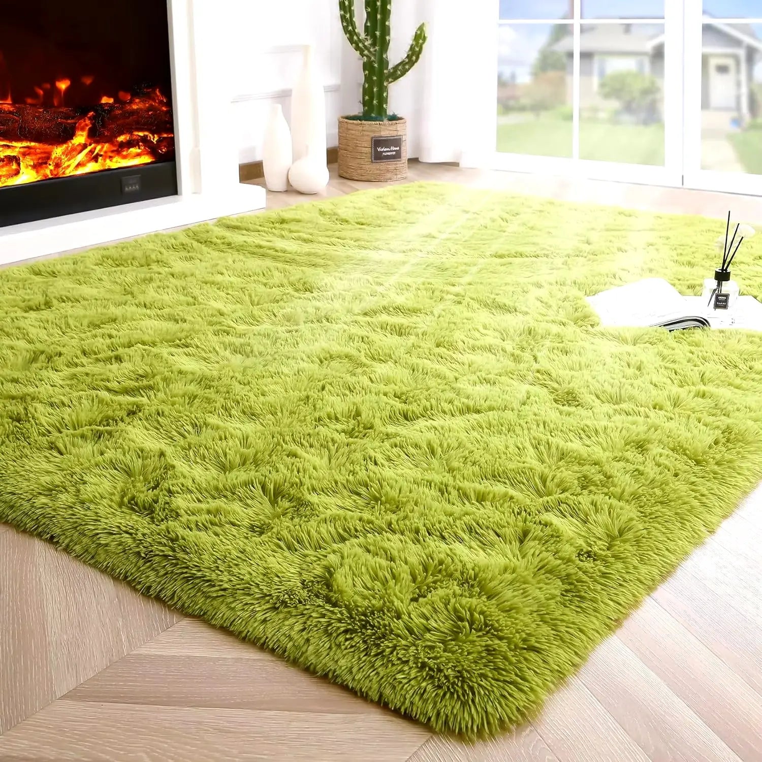 Fluffy Rugs for Bedroom Fuzzy Area Rugs for Living Room Soft Kids Carpet Non Slip Rugs for Hardwood Floors Room Decor