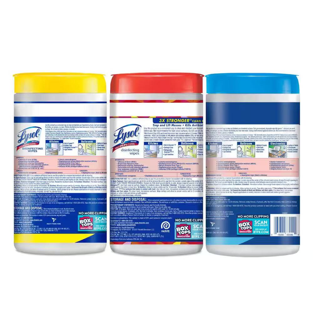 Disinfecting Wipes -Multi-Scent Sanitizing Wipe for Effective Cleaning