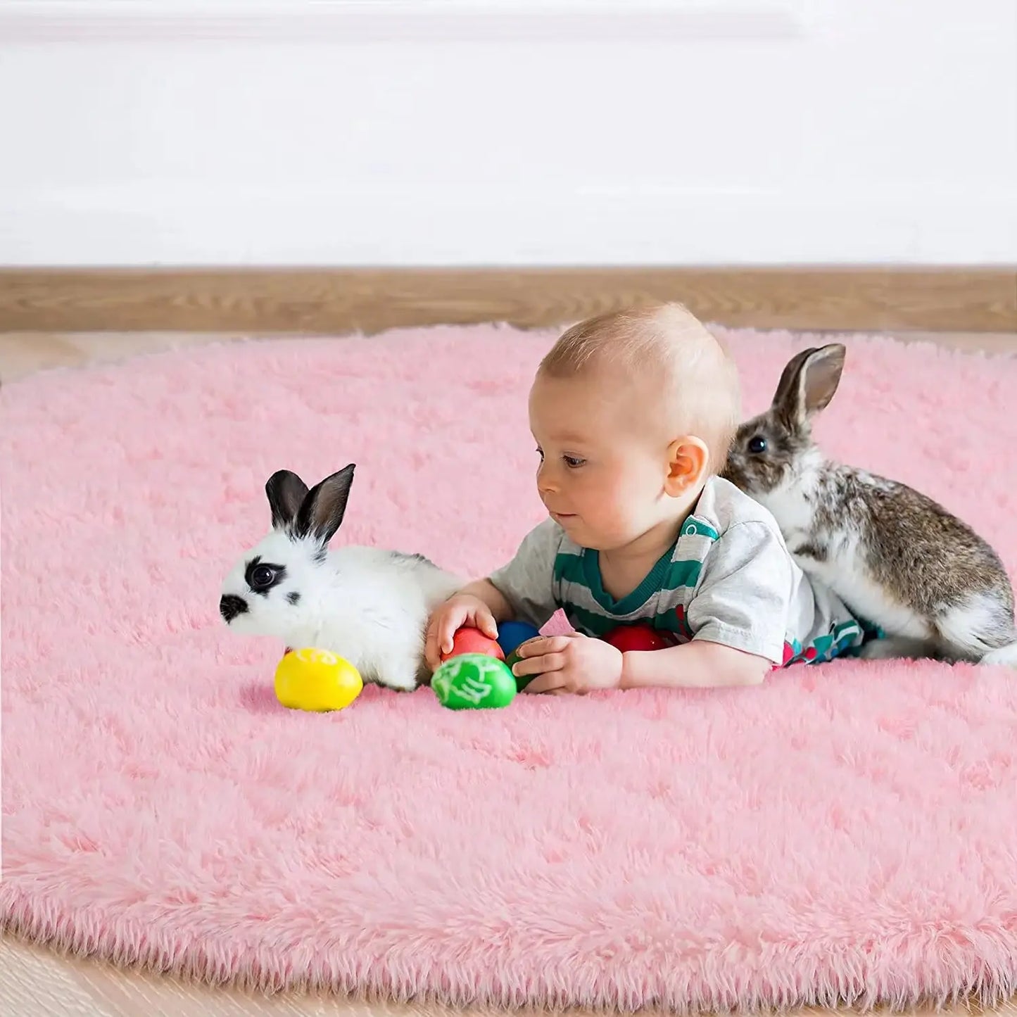 Carpet Living Room round Thick Carpet Fluffy Large Area Mat Floor Soft Rug Bedroom Long Plush Rug Children Room Decor