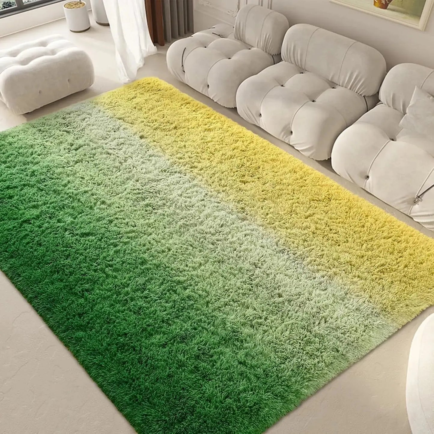 Large Carpet for Living Room Decor Rugs Fluffy Thick Plush Carpet for Bedroom Large Area Rug Crawling Mat for Baby Kids