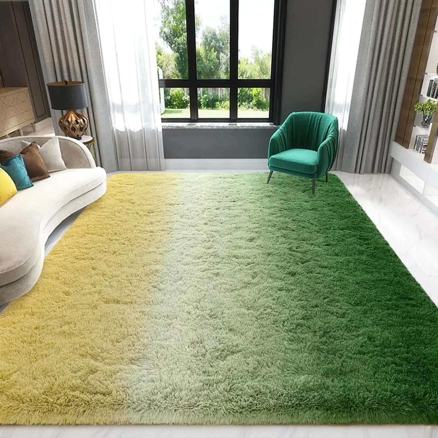 Large Carpet for Living Room Decor Rugs Fluffy Thick Plush Carpet for Bedroom Large Area Rug Crawling Mat for Baby Kids