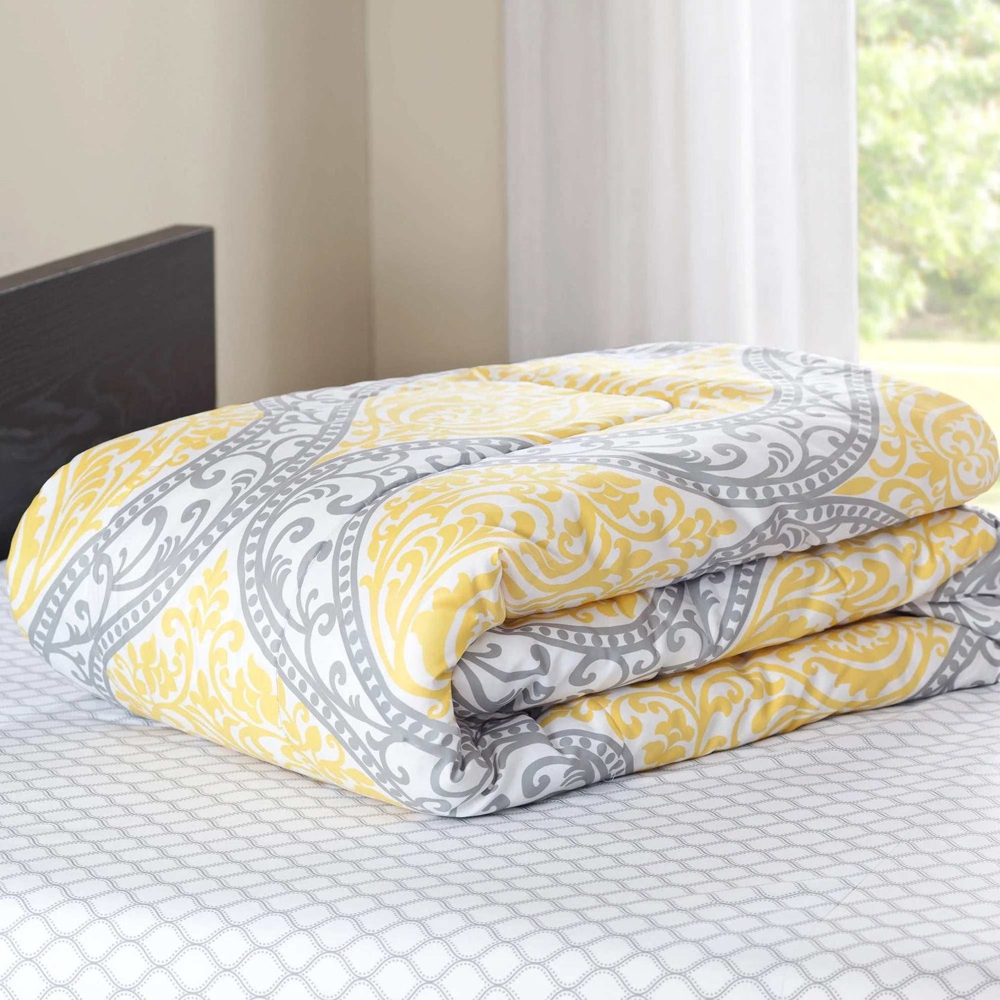 Yellow Damask Bed in a Bag