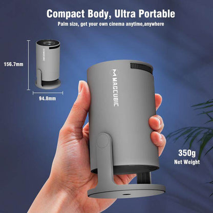[US Warehouse] Magcubic 4K Videosource Supported Hy300Pro Projector Android 11 290ANSI Allwinner H713 720P 1080P 180° Flexible BT5.4 Home Cinema Outdoor Portable