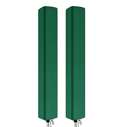 Waterproof green rotary outdoor umbrella clothes drying rack protective cover with zipper and foldable design