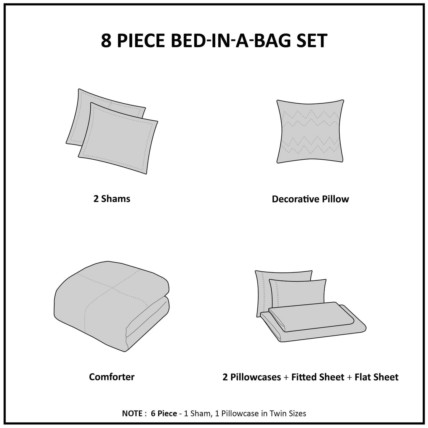 Yellow Damask Bed in a Bag