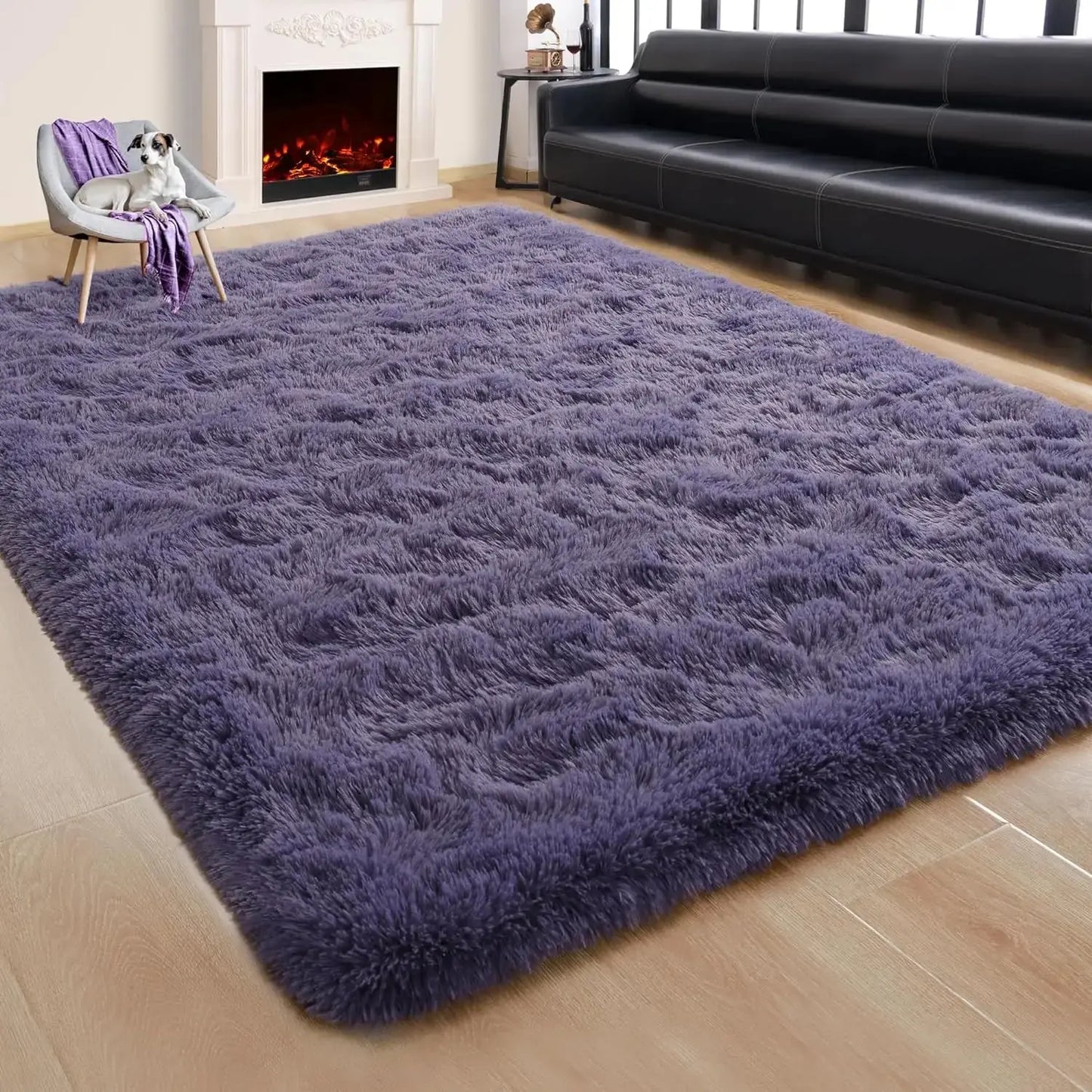 Plush Carpets Fluffy Ultra Soft Indoor Modern Area Rugs Living Room Play Mats for Children Bedroom Home Decor Nursery Rug