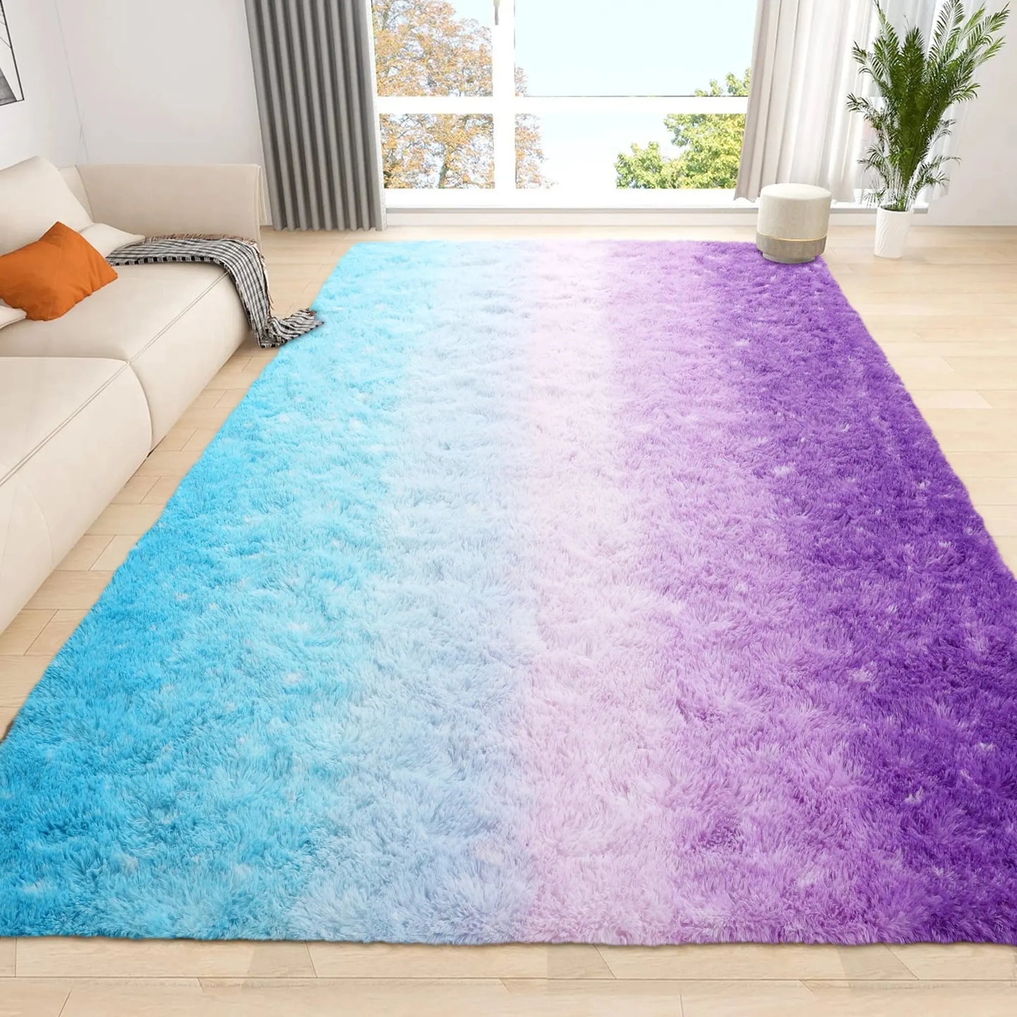 Large Carpet for Living Room Decor Rugs Fluffy Thick Plush Carpet for Bedroom Large Area Rug Crawling Mat for Baby Kids